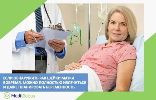 Прогнозы выживаемости при раке шейки матки Прогноз лечения рака шейки матки на 1 стадии очень благоприятный: если онкопроцессом НЕ затронуты лимфоузлы, процент 5-летней выживаемости достигает отметки 88–99%.