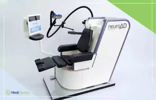 інноваційне лікування хвороби Альцгеймера — електромагнітна терапія NeuroAD для стимуляції мозку прилад NeuroAD для електромагнітної терапії мозку — лікування хвороби Альцгеймера