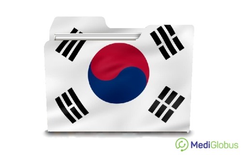 South Korea flag folder