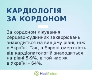 cardiology_infographic_ukr порівняння виживаності при серцево-судинних захворюванях в Україні та Європі