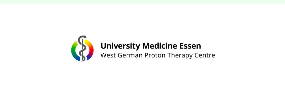 Логотип Западно-немецкого центра протонной терапии в Эссене