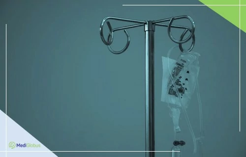 Химиотерапия при остеобластокластоме челюсти Металлическая стойка с капельницей - оборудование для внутривенной терапии
