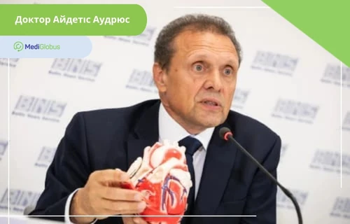 професор Айдетіс Аудрюс — кардіохірург із клініки Кардіоліта у Литві професор Айдетіс Аудрюс