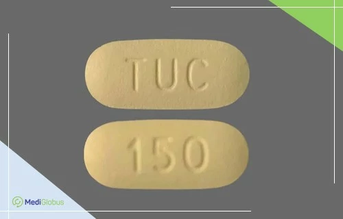 препарат таргетної терапії Tukysa (Тукіса) для лікування раку грудей жовті таблетки для лікування раку молочної залози - Tukysa (Тукіса) 150