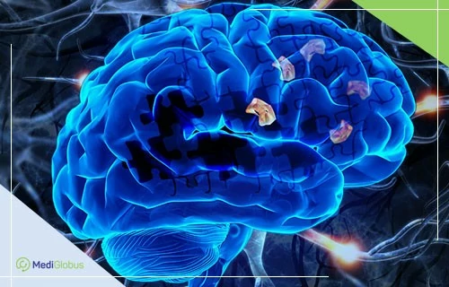 лечение болезни Альцгеймера в NP Brain Hospital — современные подходы к восстановлению когнитивных функций иллюстрация мозга с когнитивными нарушениями