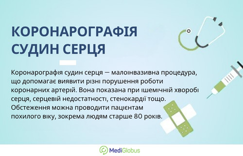 Що таке коронарографія та кому вона показана Інформація про коронарографію