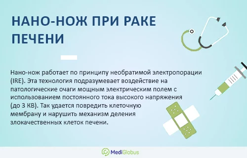 Лечение рака печени Нано ножом Информация про лечение рака печени с помощью Нано ножа