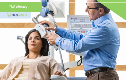 transcranial magnetic stimulation efficacy