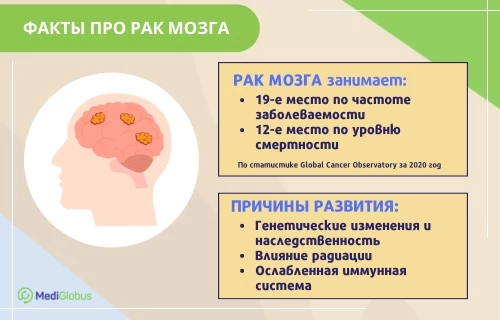 причины рака мозга