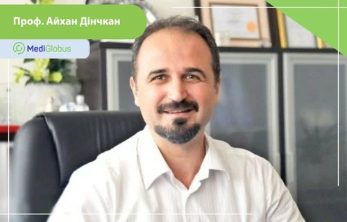 Трансплантолог Айхан Дінчкан (клініка «Лів», Туреччина) Професор Айхан Дінчкан — трансплантолог із клініки «Лів Істінія»